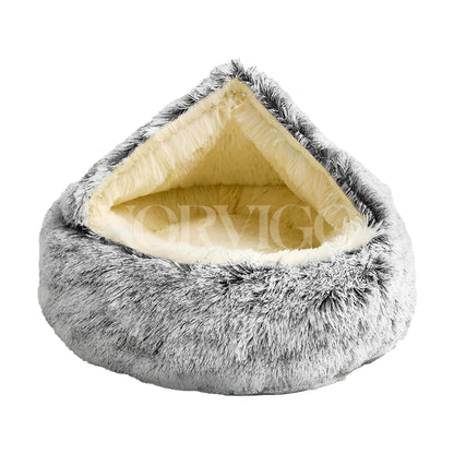 HushNest™ - Cozy Cocoon Pet Bed