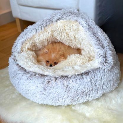 HushNest™ - Cozy Cocoon Pet Bed