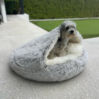 HushNest™ - Cozy Cocoon Pet Bed