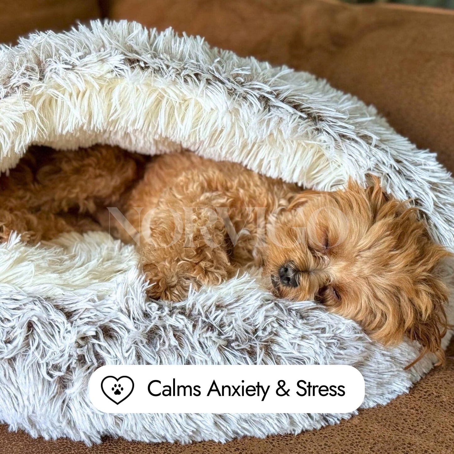 HushNest™ - Cozy Cocoon Pet Bed